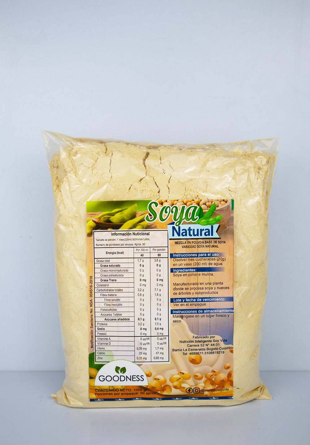Leche de Soya Natural