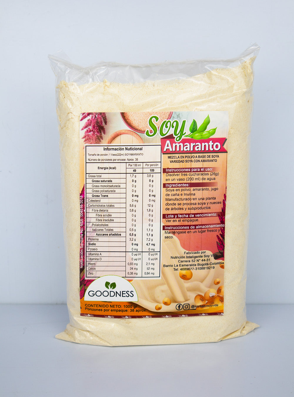 Batido Soy Amaranto