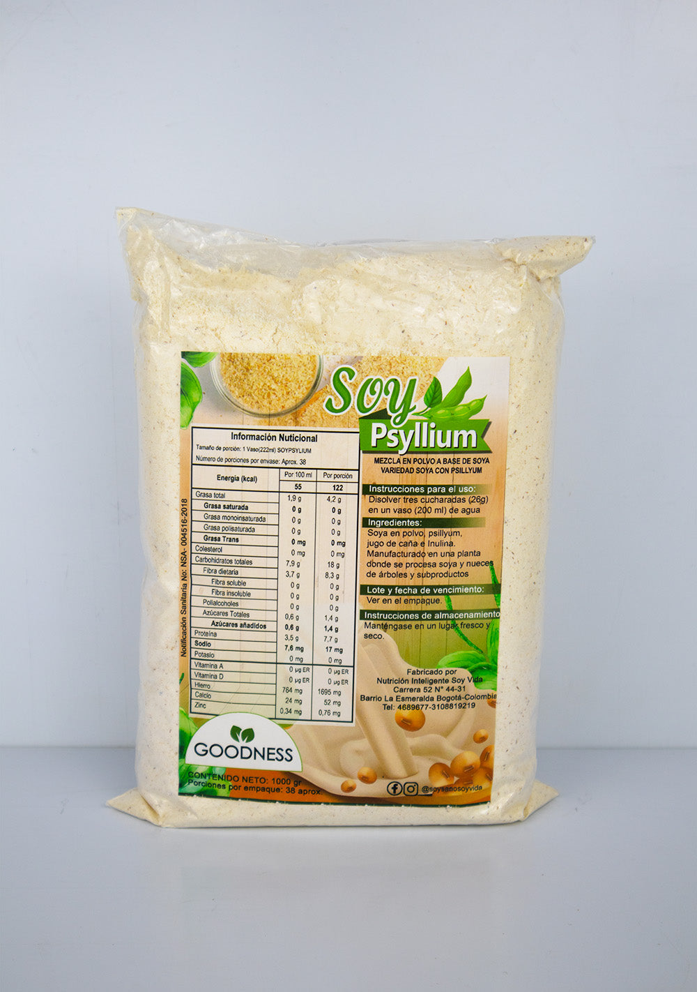 Batido Soy Psyllium