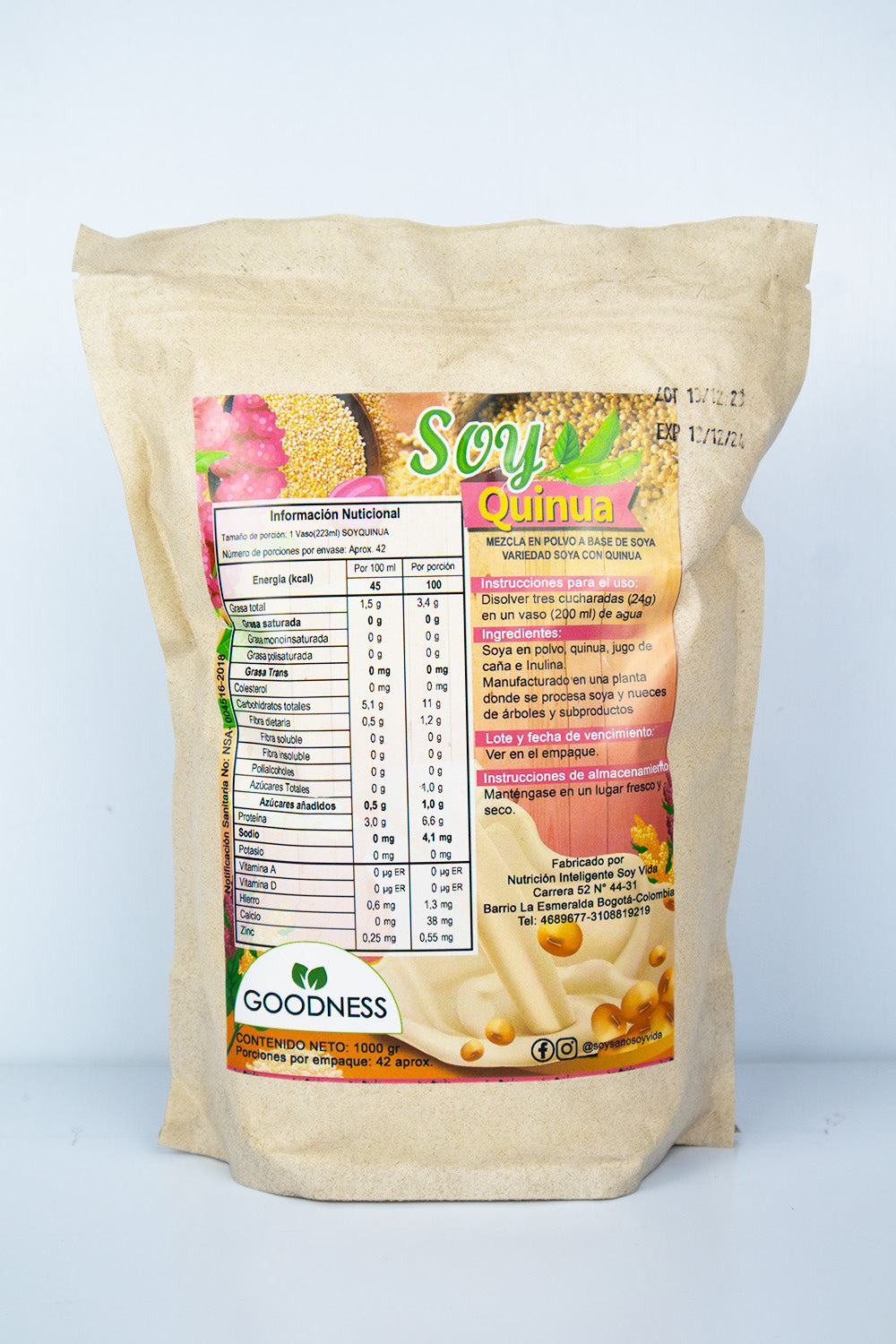 Batido Soy Quinoa