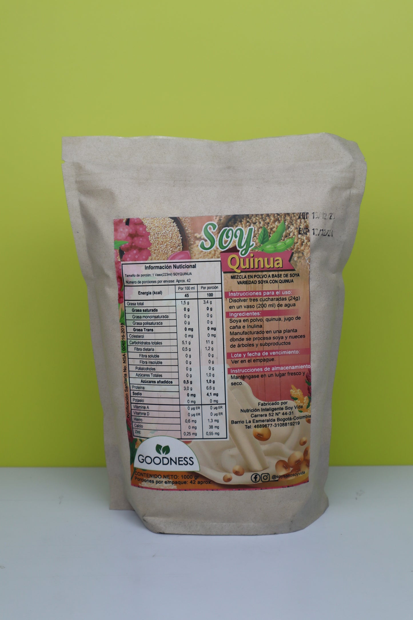 Batido Soy Quinoa