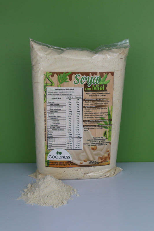 Leche de Soya con Miel